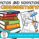 Fiction Nonfiction Assessment Printable