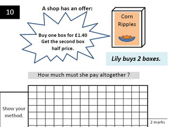 Preview of Primary School SATs Pack for Key Stage 1 and 2 - Maths and SPAG - 3 sets of each
