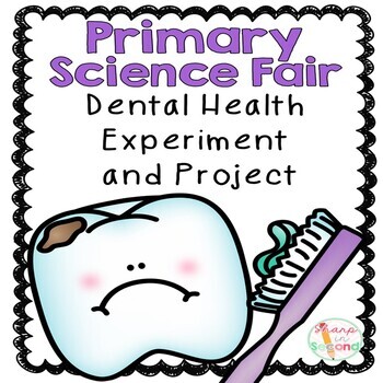 Preview of Primary Science Fair Project - Editable - Dental Health Experiment with Eggs