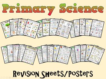 Preview of Primary Science Posters/Revision Sheets
