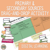 Primary & Secondary Sources Drag-and-Drop Sorting Activity