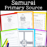 Samurai Feudal Medieval Japan Activity Primary Source