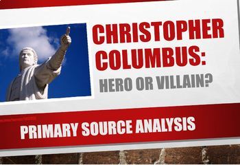 Preview of Primary Source Analysis, Christopher Columbus: A Deeper Dive