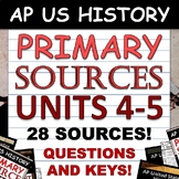 Primary Source Bundle - APUSH / AP US History - Questions 