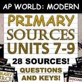 Primary Source Analysis and Question Pack - AP World Histo