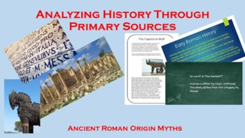 Preview of Primary Source Analysis- Roman Origin Myths
