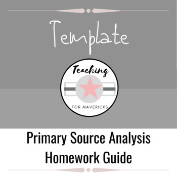 Preview of Primary Source Analysis Template
