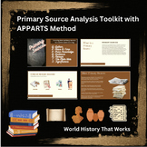 Primary Source Analysis Toolkit with APPARTS Method