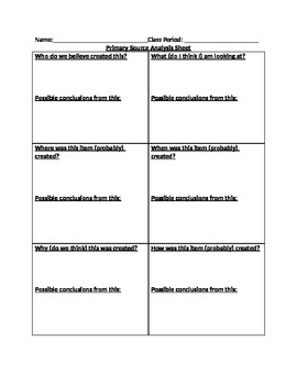 31 Primary Secondary Sources Worksheet - Worksheet Database Source 2020