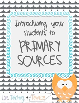 Preview of Primary Source Graphic Organizer