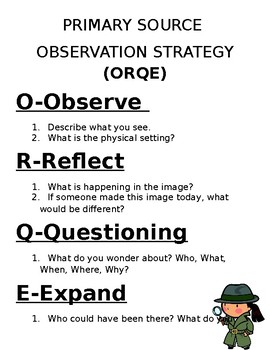 Preview of Primary Source Observation Strategy