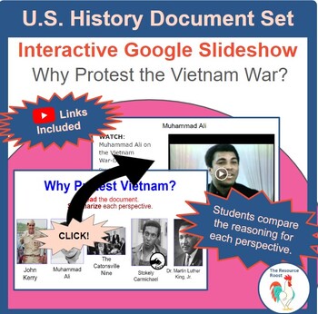 Preview of Primary Source Pack: Why protest the Vietnam War?