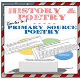 HISTORY PRIMARY SOURCE POETRY