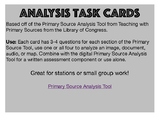 Primary Source Task Cards