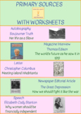 Primary Sources+Worksheets - Digital and Printable
