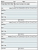 Primary Student Planner