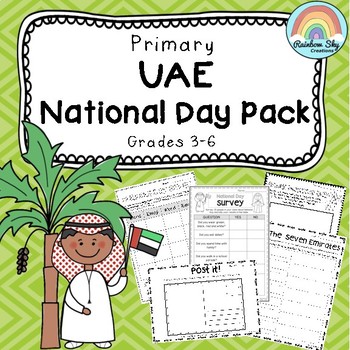 Preview of Primary UAE National Day Pack - Grade 3 - 6