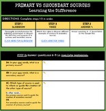 Primary VS Secondary Sources: Learning the Difference
