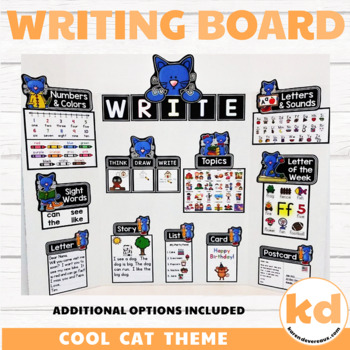 BEST CENTER IDEA I'VE EVER HAD: I created a tri-fold board for reading,  writing, word work, money, a…