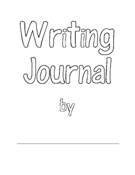 Primary Writing Journal by Amanda Dykstra | Teachers Pay Teachers