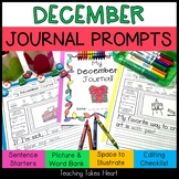 Primary Writing Journal Prompts | December