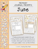 Primary Writing Journal Prompts | June