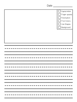 Primary Writing Journal and Pages (Blank Templates + 3 Writing Checklist  Styles)