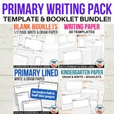 Primary Writing Paper Bundle - Printable Lined and Blank T