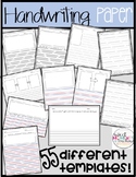 Primary Writing Paper: Handwriting Paper with picture boxe