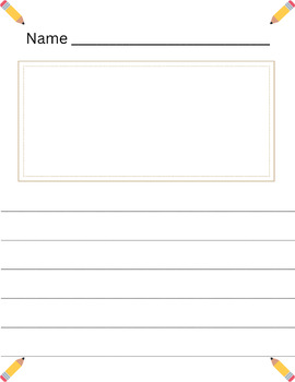 FREE} Primary Writing Journal Paper with Picture Rubric for