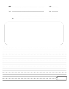 Free Primary Lined Writing Paper with Drawing Art Box - Free4Classrooms