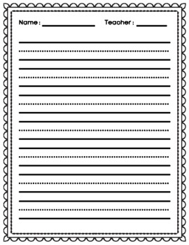 writing paper borders worksheets teaching resources tpt