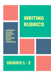 Primary Writing Rubrics Bundle