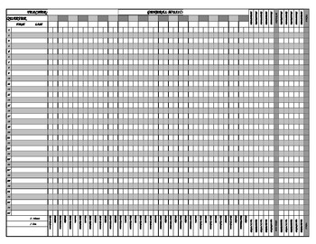 Preview of Primary and Secondary Grade Book Templates