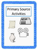 Primary and Secondary Source Activity Cards
