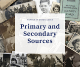 Primary and Secondary Source Overview Worksheet