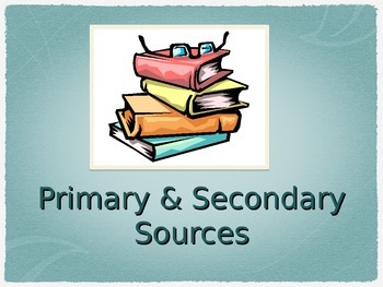 Preview of Primary and Secondary Source Power Point