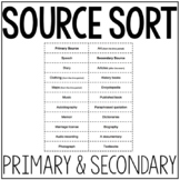 Primary and Secondary Source Sort