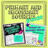Primary and Secondary Sources Bundle