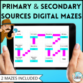 Primary and Secondary Sources Digital Mazes