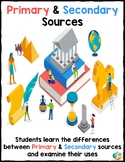 Primary and Secondary Sources - Lesson and Activities