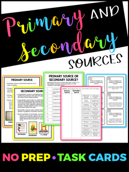 Preview of Primary and Secondary Sources