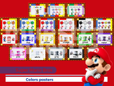 Primary & secondary colors classroom decorative posters - 