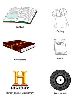 Preview of Primary vs Secondary Sources - Sorting Activity