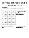 Prime, Composite, Even & Odd Study Guide (VA SOL 5.3)