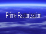 Prime Factorization "Factor Trees"