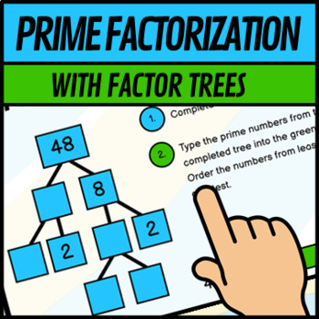 Prime Factorization Finding the Prime Factors with Tree Math Boom Cards