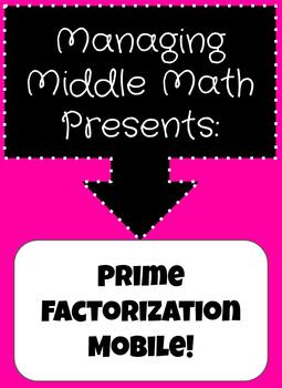 Preview of Prime Factorization Mobile Project!