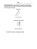 Prime Factorization Practice