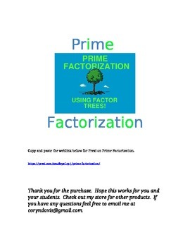 Preview of Prime Factorization Prezi